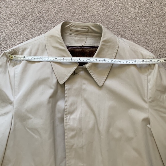 London Fog Vintage Heavy Plush Lined Trench Coat - Picture 13 of 17